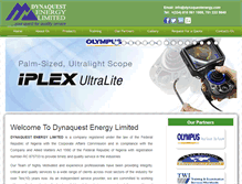 Tablet Screenshot of dynaquestenergy.com